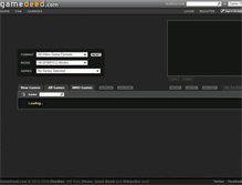 Tablet Screenshot of gamedeed.com